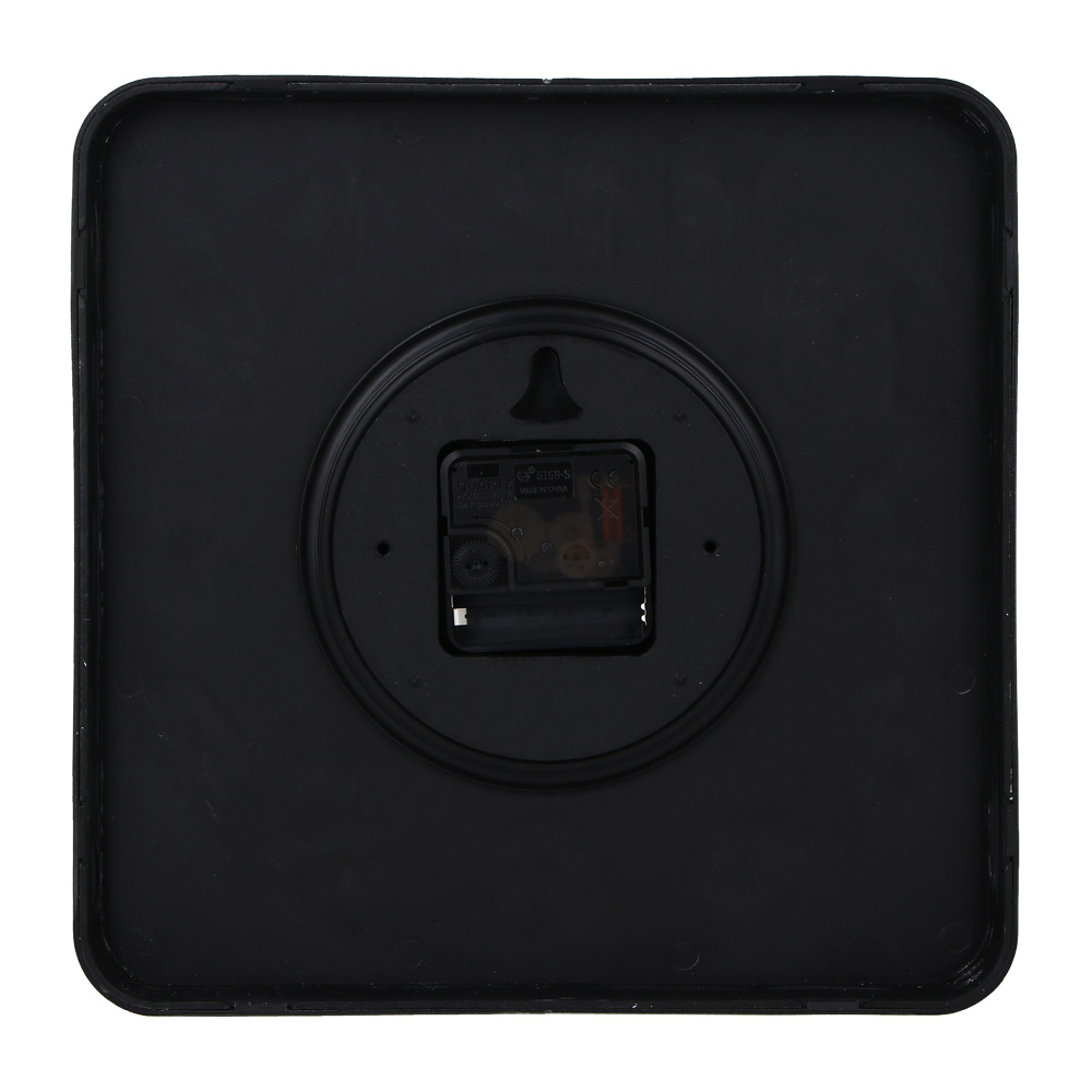 LADECOR CHRONO Часы настенные квадратные, пластик, 25x25x4см, 1xAA, арт.06-5, арт.№ 581-262