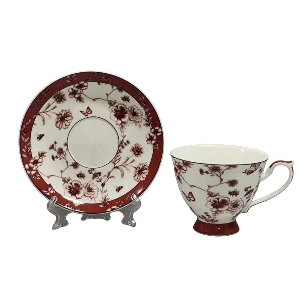 Набор чайный 4 пр., 220мл, MILLIMI, Дуэт, фарфор, арт.№ 802-514