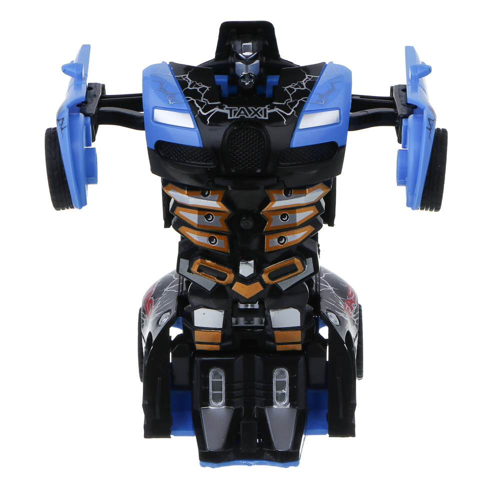 ИГРОЛЕНД Робот трансформирующийся "Герой города",  инерция, ABS, 5,5х12,5х3,8 см, 3 дизайна, арт.№ 296-128