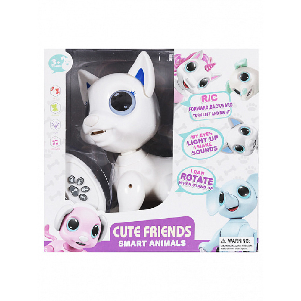 Робопитомец, свет, звук, движение, пульт ДУ, АА, PP, Н43, тм ИГРОЛЕНД, 3+, арт.№ 272-921