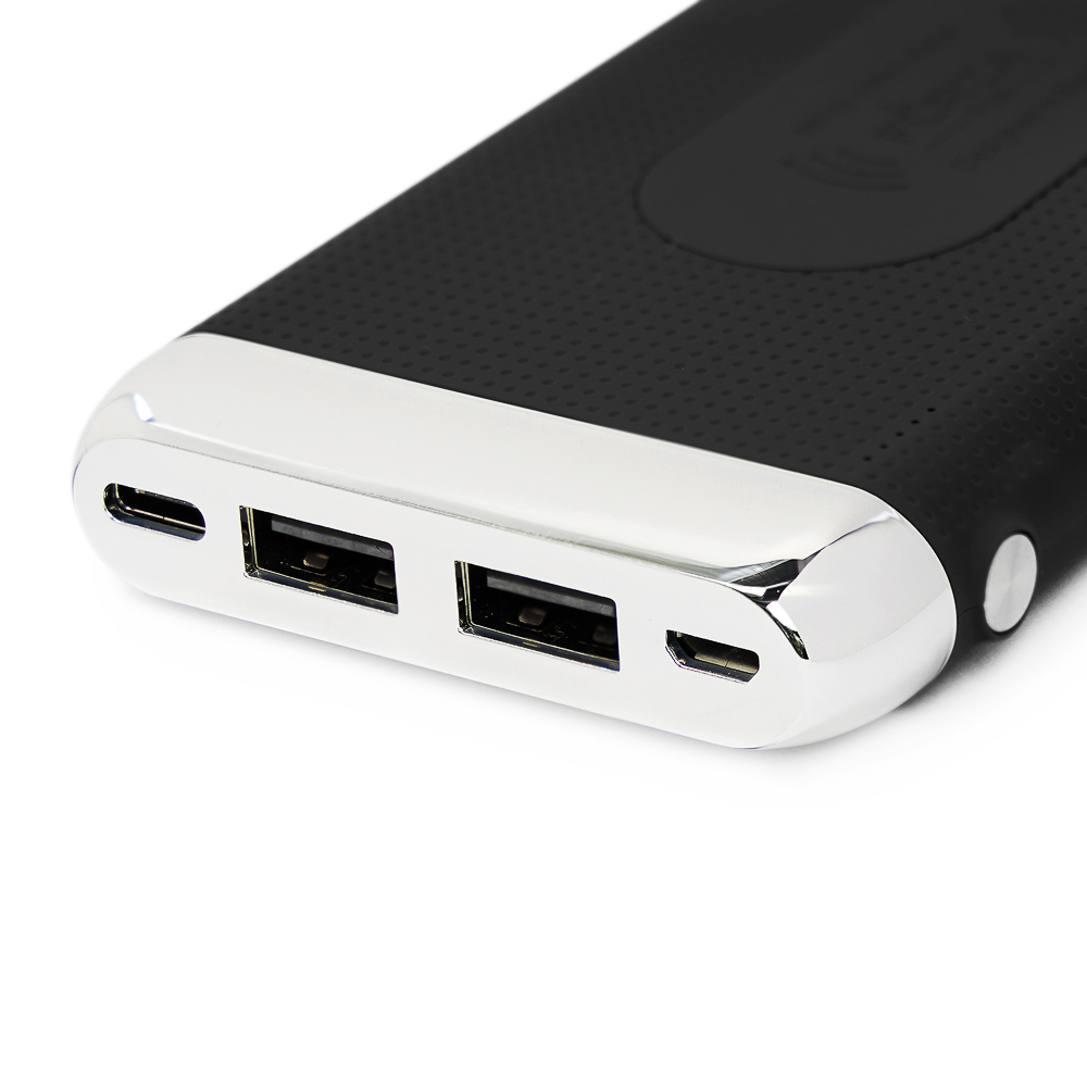 FORZA КИРЯ Аккумулятор мобильный беспроводной, 8000 мАч, 2USB, 2А, прорезиненный, пластик, 3 цвета, арт.№ 916-391