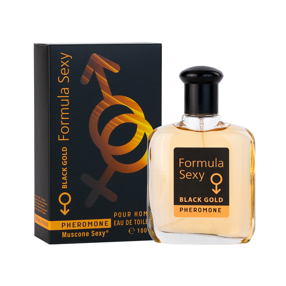 Туалетная вода мужская тм Formula Sexy Black Gold с феромонами, 100 мл, арт.№ 313-407