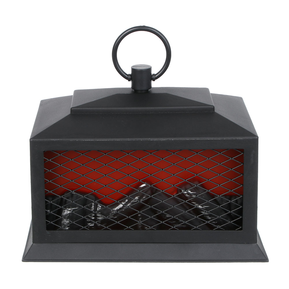 Светильник - камин декоративный LED тм СНОУ БУМ, 22x14x16см, PP, металл, 3хАА, 1 режим, арт.№ 715-501