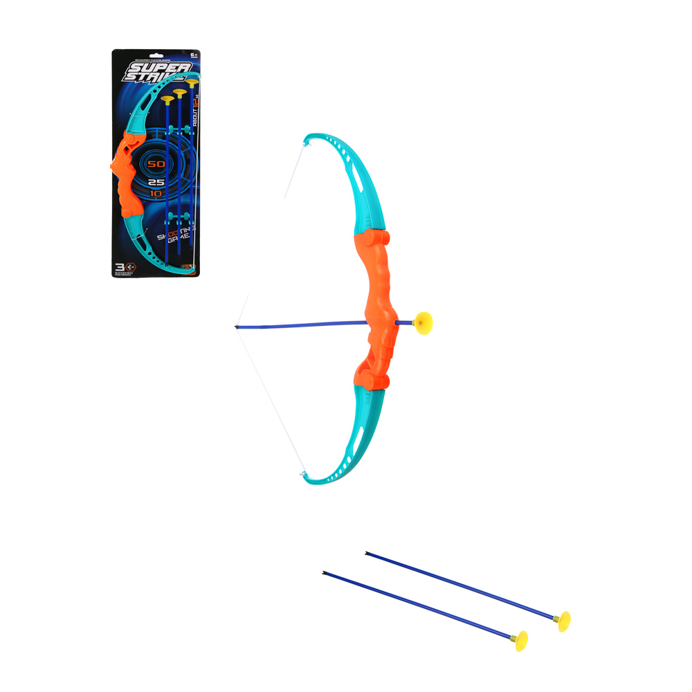 Игровой набор лук, 3 стрелы, тм ИГРОЛЕНД, PP, арт.№ 261-813