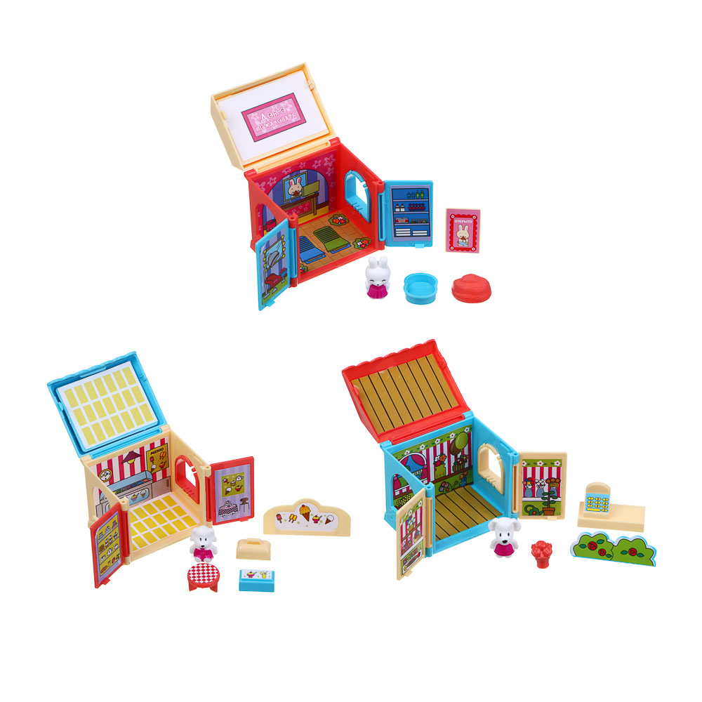 ИГРОЛЕНД Набор игровой, сюрприз, "Кукольный домик", ABS, 18,5х17х4,5, 3 дизайна, арт.№ 294-002