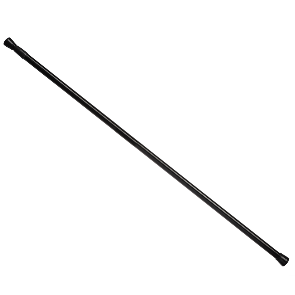 VETTA Карниз для ванной 2,6м, телескопический, черный, алюм., арт.№ 461-180