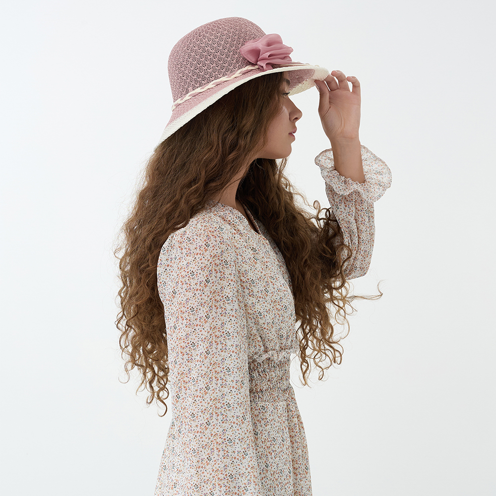 GALANTE Шляпа женская, р.58, 100% полиэстер, сиреневый, ВЛ25-29, арт.№ 314-927