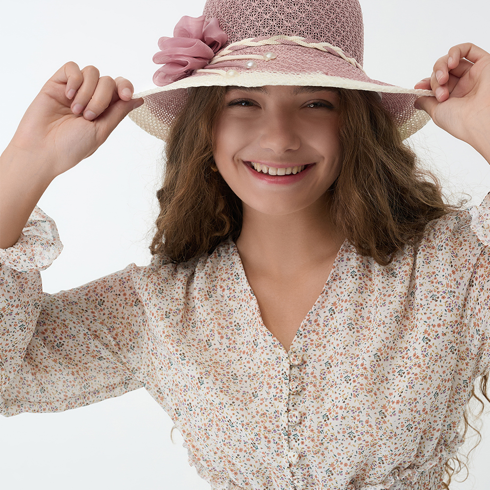 GALANTE Шляпа женская, р.58, 100% полиэстер, сиреневый, ВЛ25-29, арт.№ 314-927