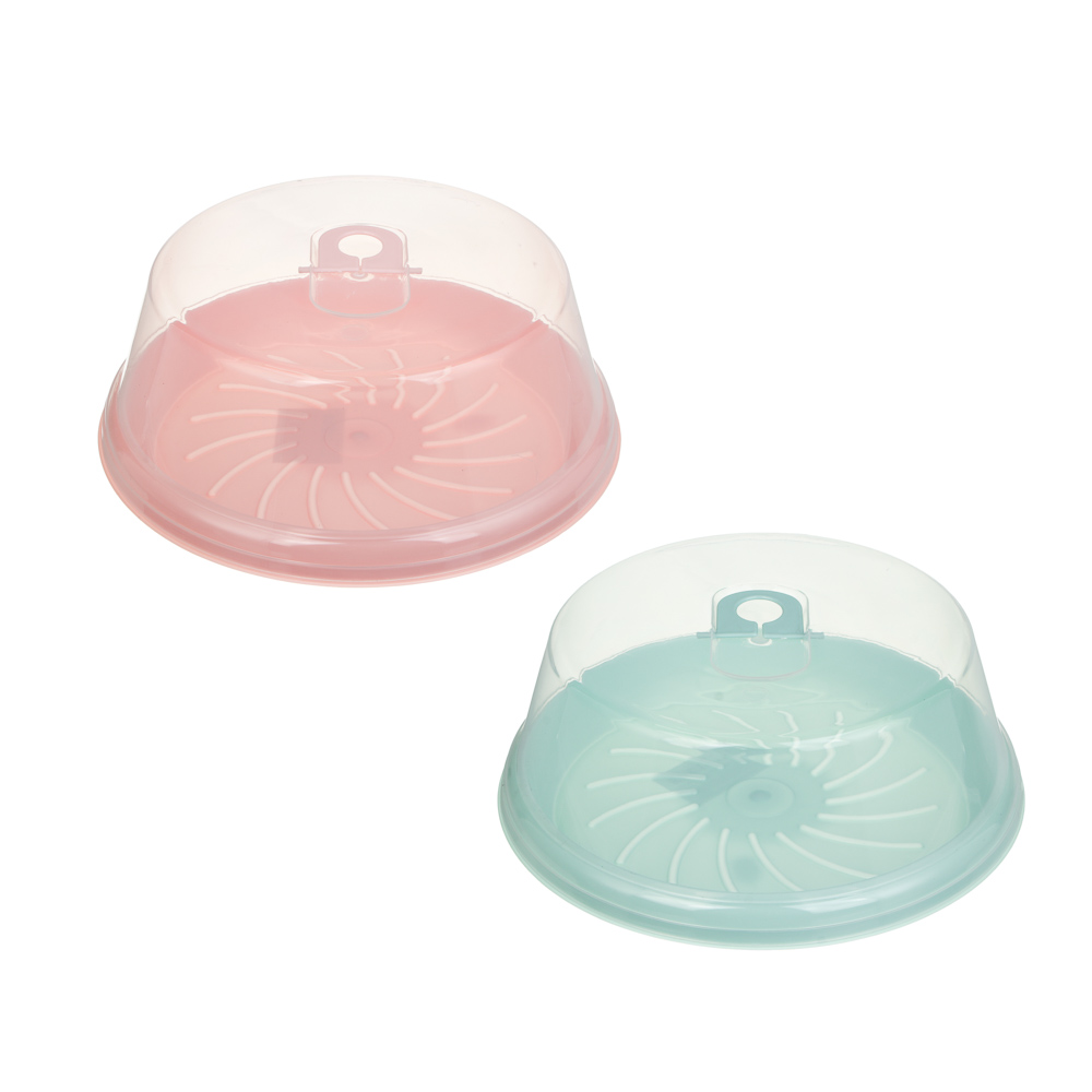 Контейнер для хранения выпечки и хлеба, круглый, 31*12см, 2 цвета, пластик, арт.№ 861-558