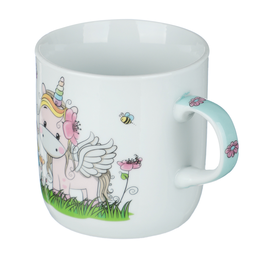 Набор посуды 3пр, тм MILLIMI Единорог, фарфор, арт.№ 829-235