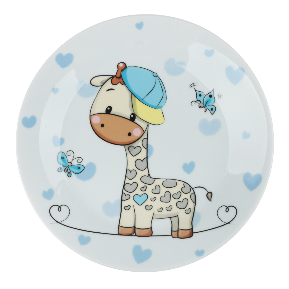 Набор посуды 3пр, тм MILLIMI Жираф, фарфор, арт.№ 829-236