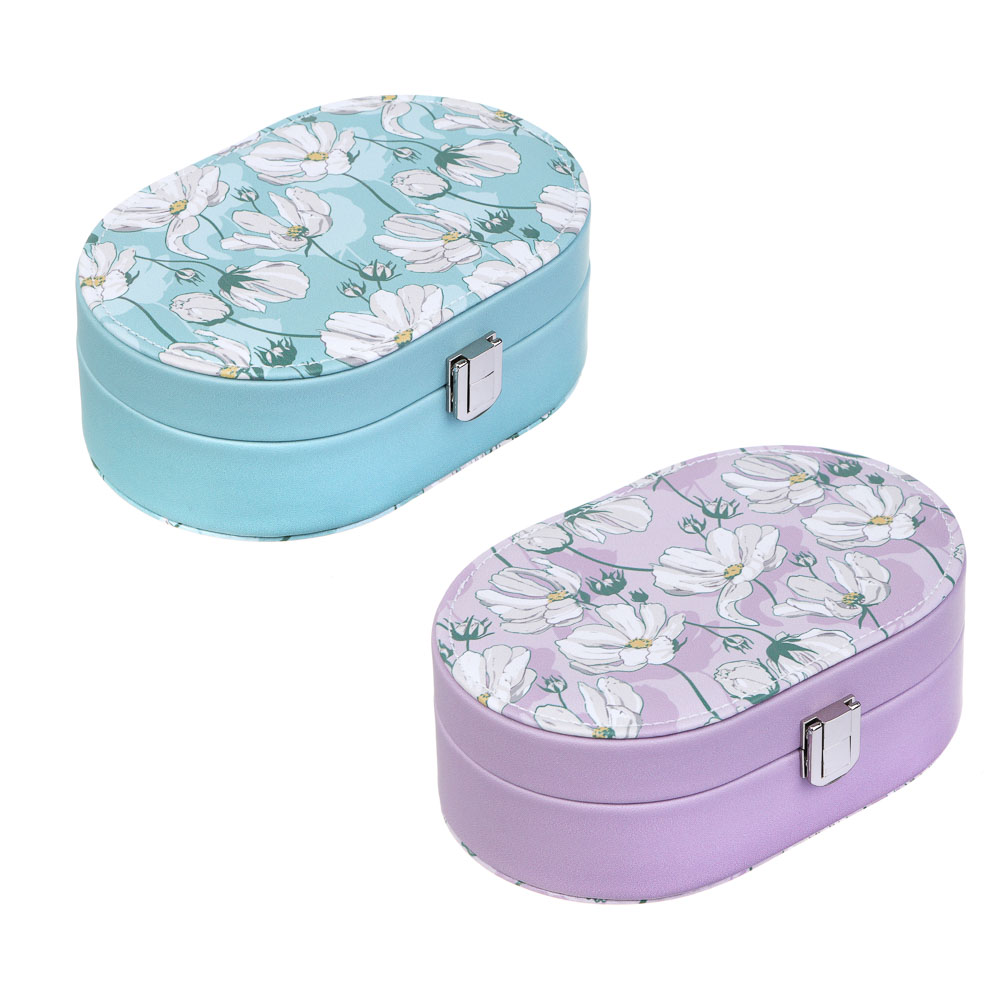 Шкатулка для украшений, 17,5х11,5х6 см, полиуретан, 2 цвета, арт.№ 504-933