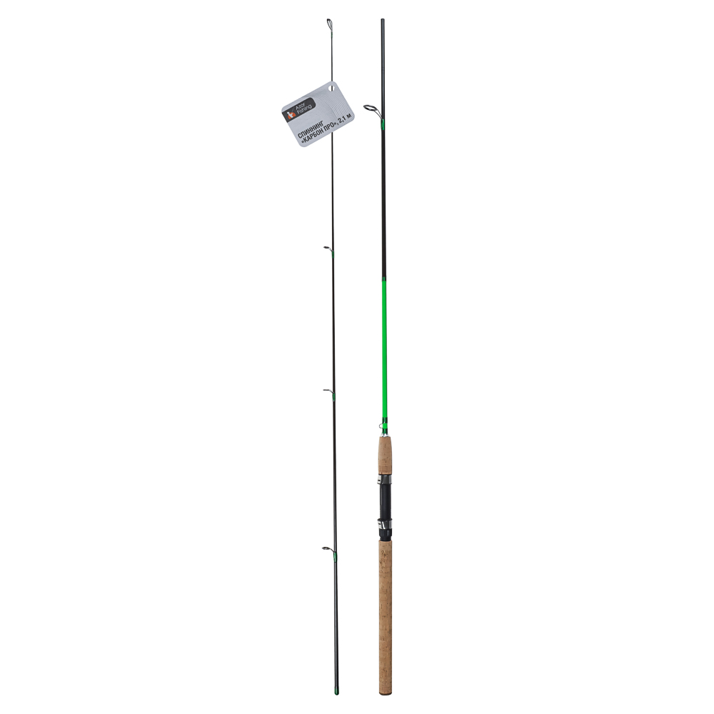 Спиннинг "Карбон Про" тм AZOR FISHING, штекерный, карбон 90%, 2,1м, тест 15-40гр., арт.№ 149-121