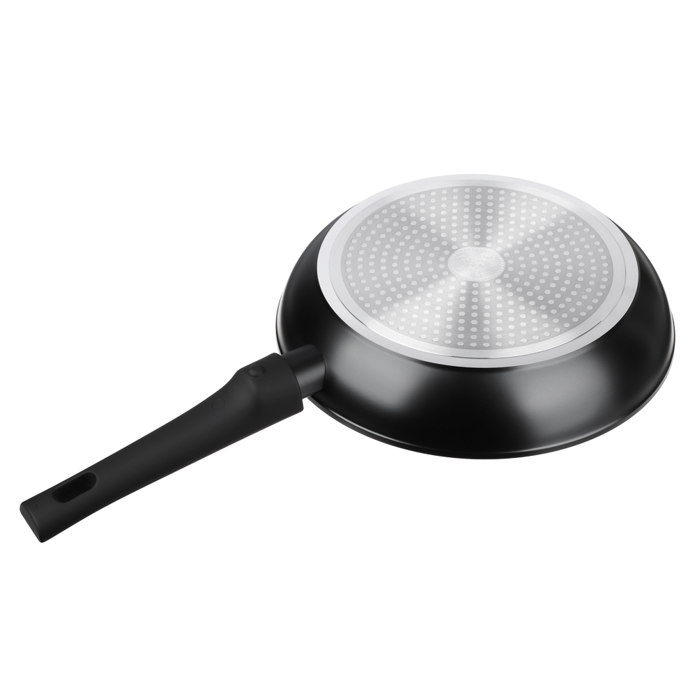 SATOSHI Оникс Сковорода литая d26см, антипригарное покрытие "мрамор", съемная ручка, индукция, арт.№ 846-730