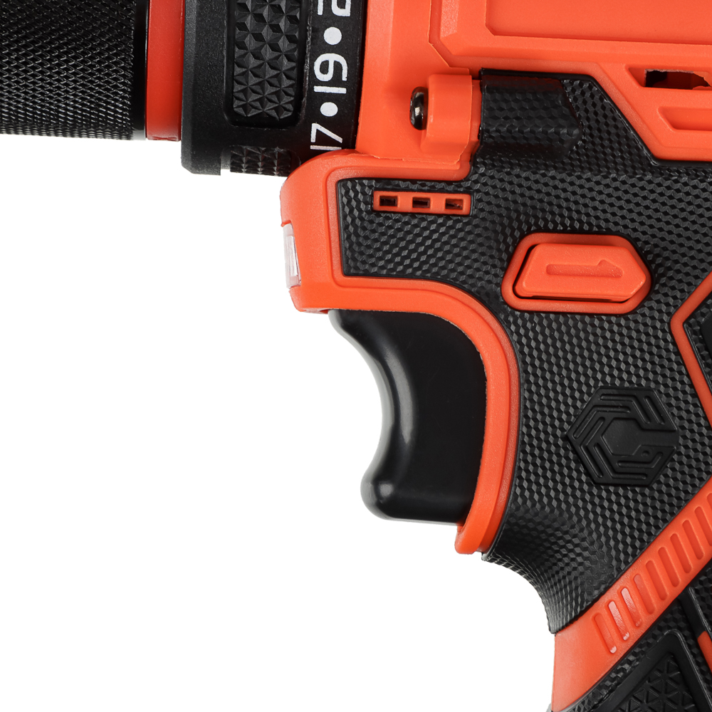 Дрель-Шуруповерт, тм ЕРМАК, аккумуляторная бесщеточная, в кейсе, 2 АКБ, 18в/2А, короткий корпус, арт.№ 691-089