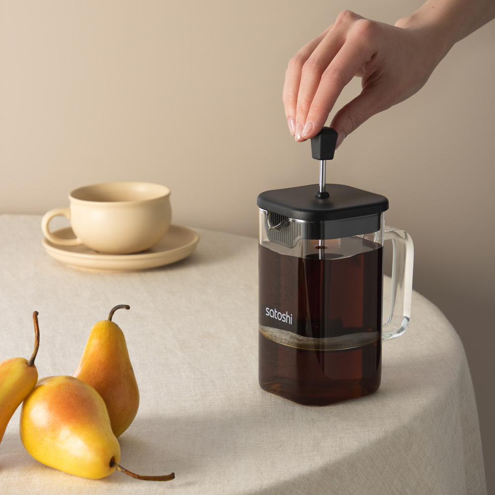 SATOSHI Верона Френч-пресс 600мл, жаропрочное стекло, арт.№ 850-195