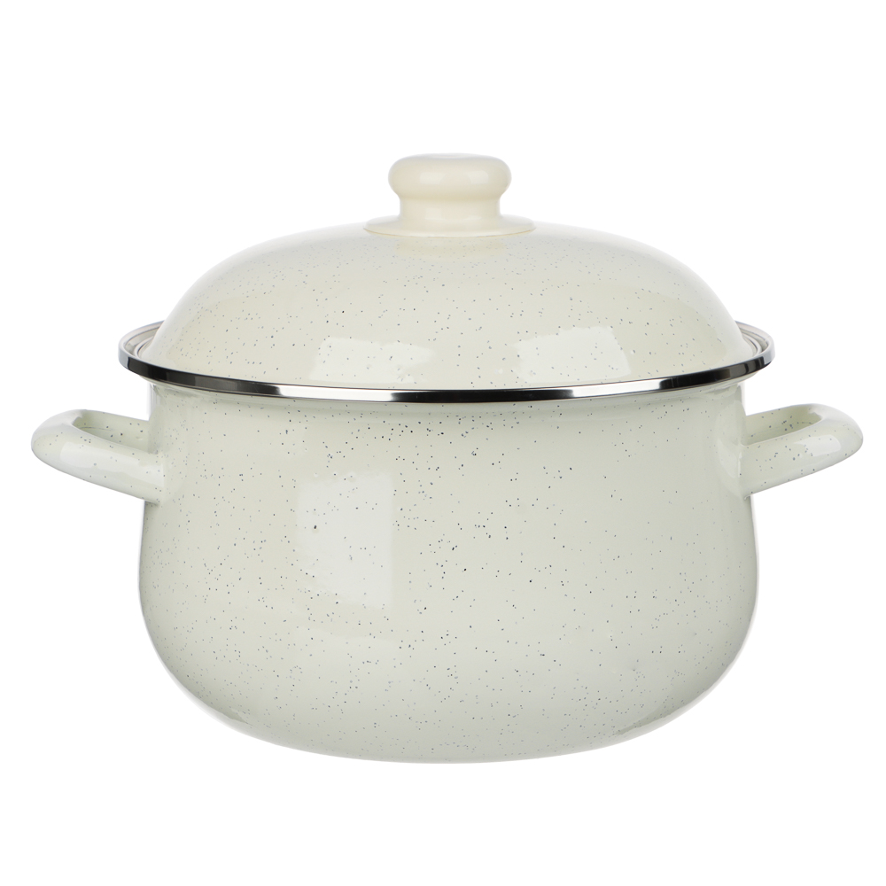 Кастрюля эмалированная VETTA Айвори, 22см, 3,6л, индукция — купить в МПР Кастрюля эмалированная VETTA Айвори, 22см, 3,6л, индукция, арт.№ 894-567