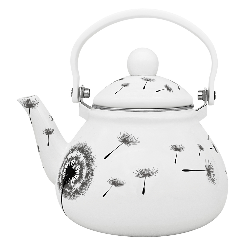 Чайник эмалированный VETTA Нежность, с ситом, 1,5л, индукция — купить в МПР Чайник эмалированный VETTA Нежность, с ситом, 1,5л, индукция, арт.№ 894-569