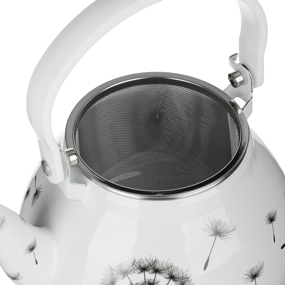 Чайник эмалированный VETTA Одуванчик, с ситом, 1,5л, индукция, арт.№ 894-569