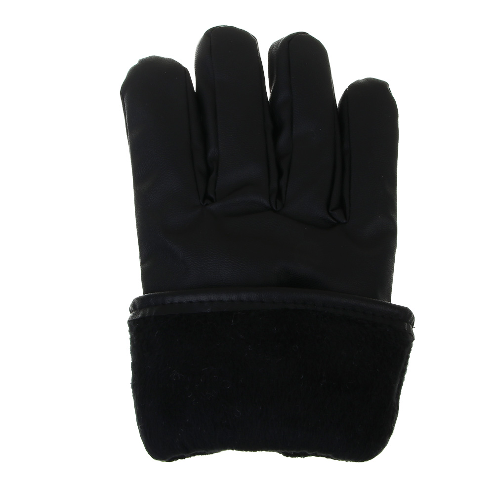 GALANTE Перчатки мужские контактные на подкладке, р.22-24, 100% полиэстер, черные, ОЗ25-24, арт.№ 363-440