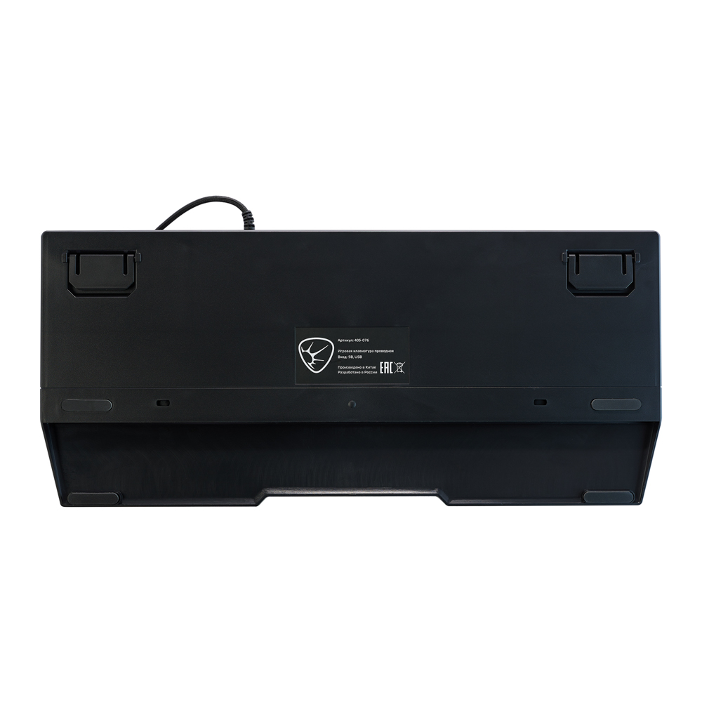 Игровая клавиатура проводная BY Pavez FULL SIZE ISO, мех., 108кл.,Outemu"Brown",RGB,2м,энкодер, арт.№ 405-076