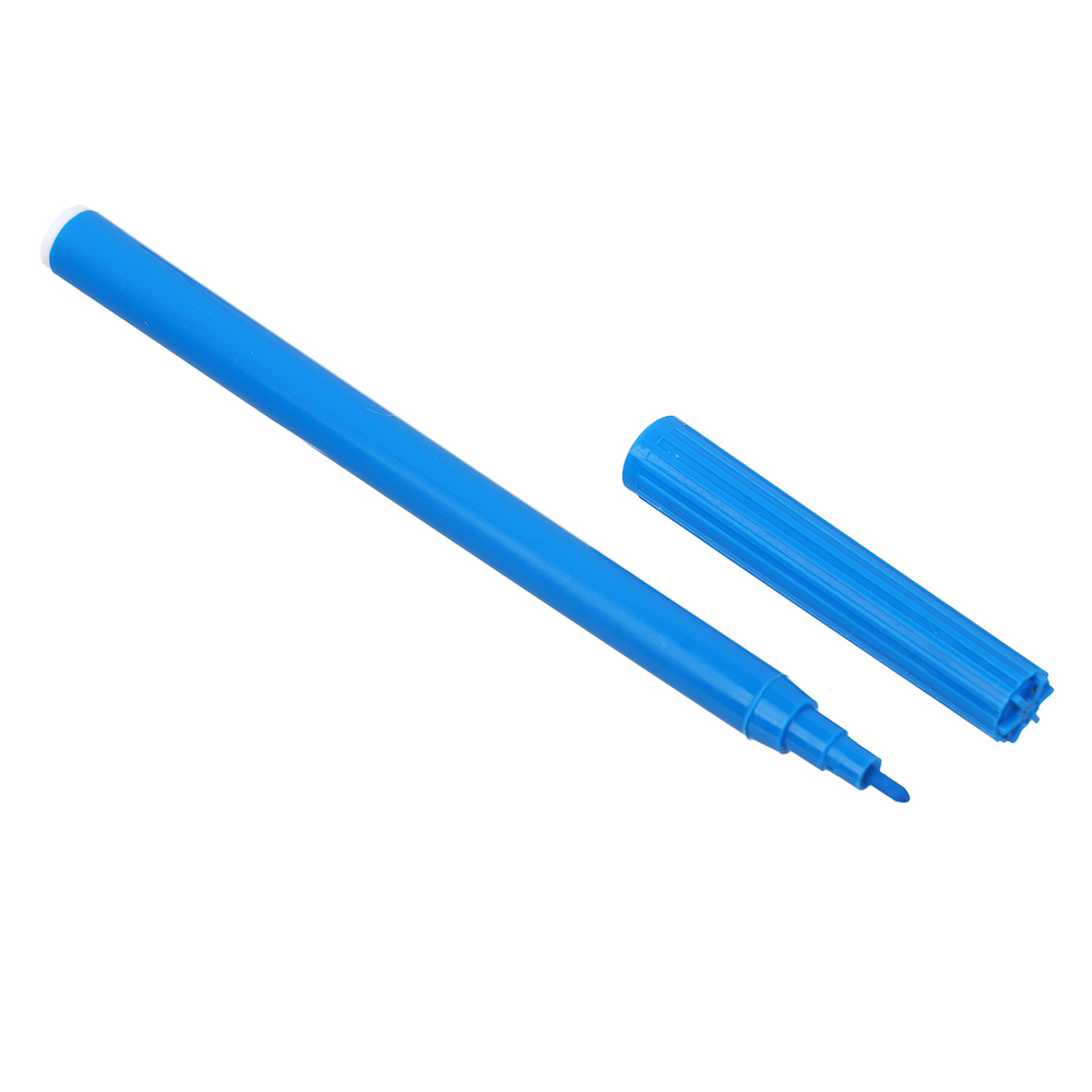 Фломастеры 18 цветов, "Мотоспорт/Бэд Панда", смываемые, цветной вентил. колпачок, цветная коробка, арт.№ 524-271