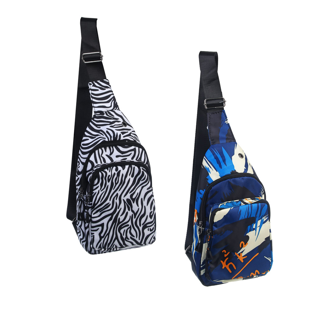 Сумка слинг молодежная тм ЮL Splash, полиэстер, 29х17х7см, 2 дизайна, арт.№ 337-226