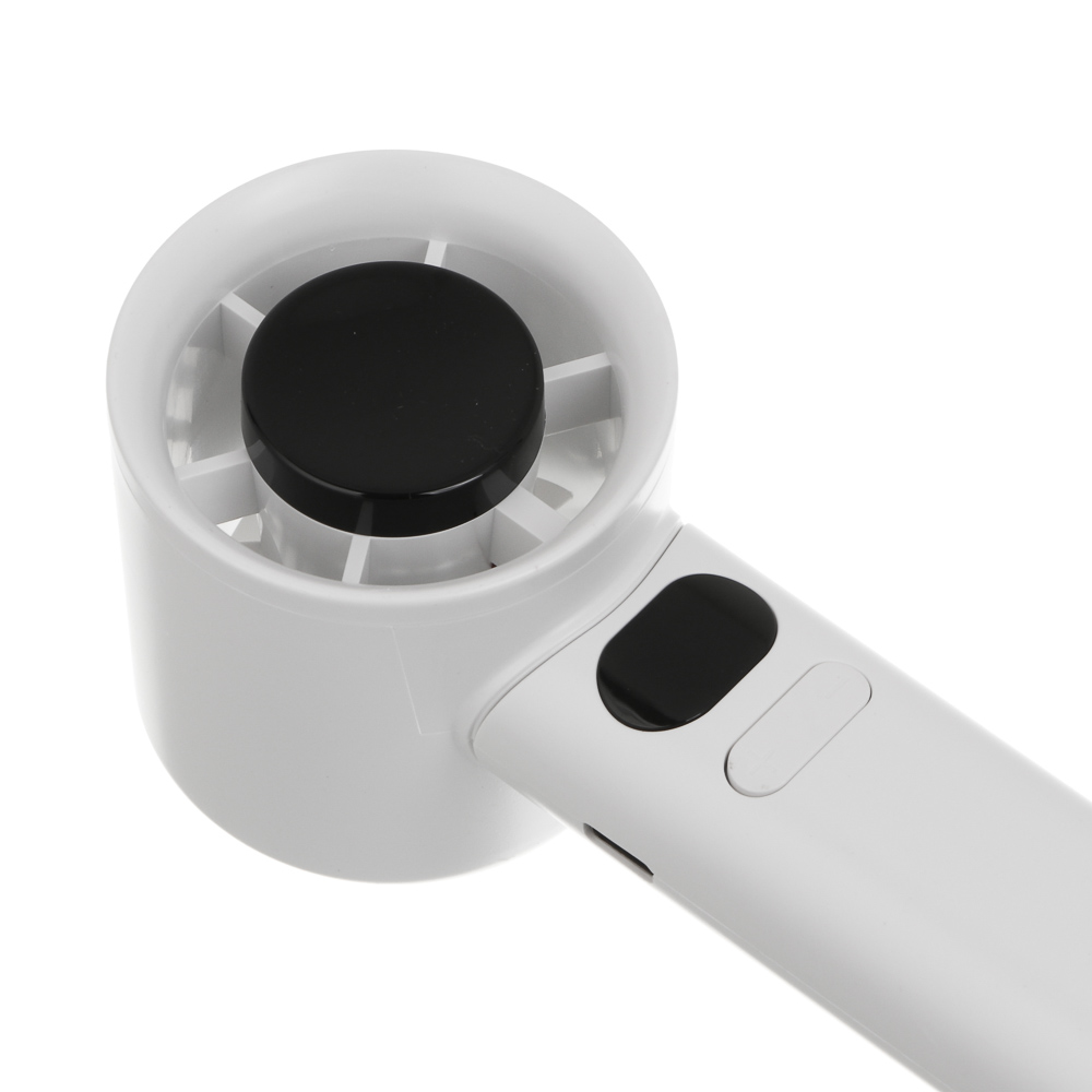 Вентилятор ручной с цифровым дисплеем тм LEBEN, 3.7в/1200мАч, USB-кабель, цвет в ассортименте, арт.№ 243-028