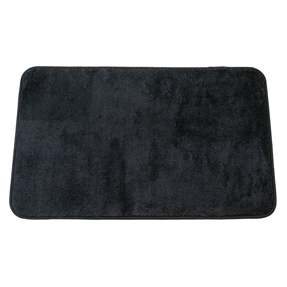 Коврик для ванной 50х80см PING, BLACK2, чёрный, полиэстер, SWM-4014-BLK-B — купить в МПР Коврик для ванной 50х80см PING, BLACK2, чёрный, полиэстер, SWM-4014-BLK-B, арт.№ 462-818