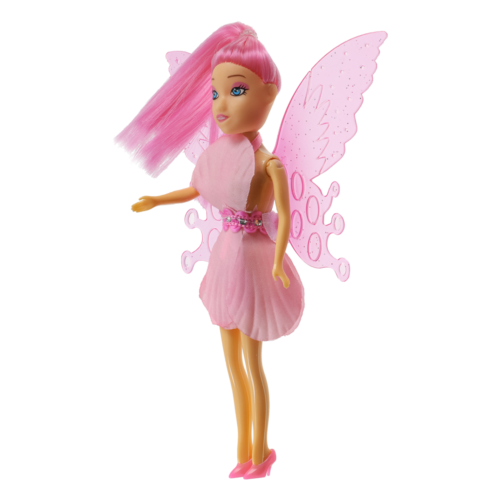 ИГРОЛЕНД Кукла в виде цветочной феи, 15,5 см, в пакете, 13х2,5х24 см, ABS, PP, PVC, 4 дизайна, арт.№ 436-189