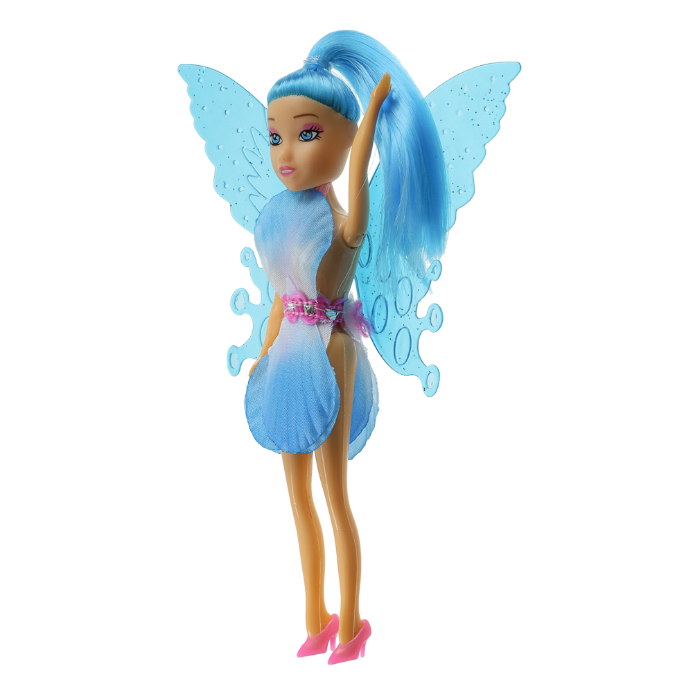 ИГРОЛЕНД Кукла в виде цветочной феи, 15,5 см, в пакете, 13х2,5х24 см, ABS, PP, PVC, 4 дизайна, арт.№ 436-189