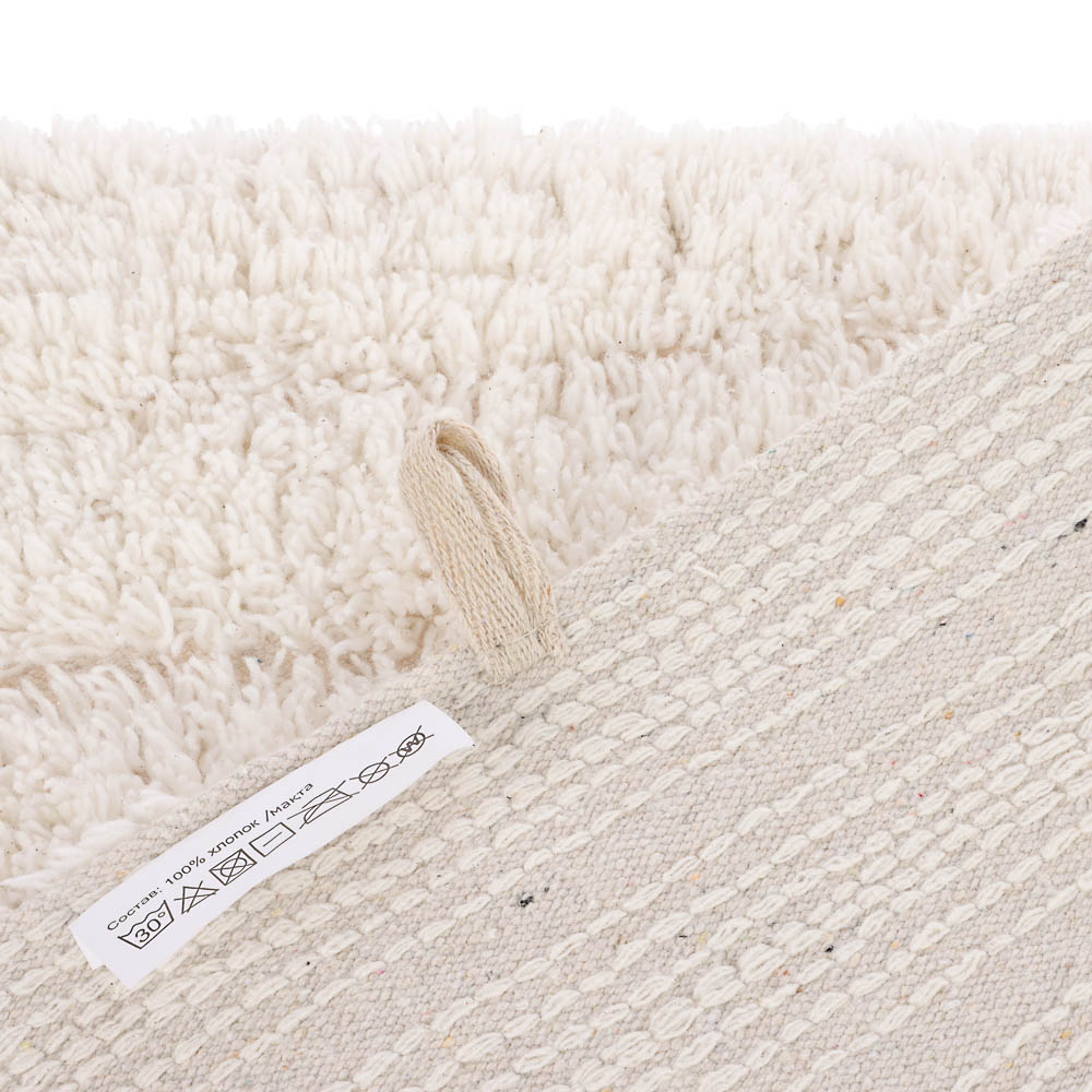 Коврик для ванной SWENSA 40х60см Delhi кремовый, хлопок SWM-6000-CRM-B, арт.№ 462-865