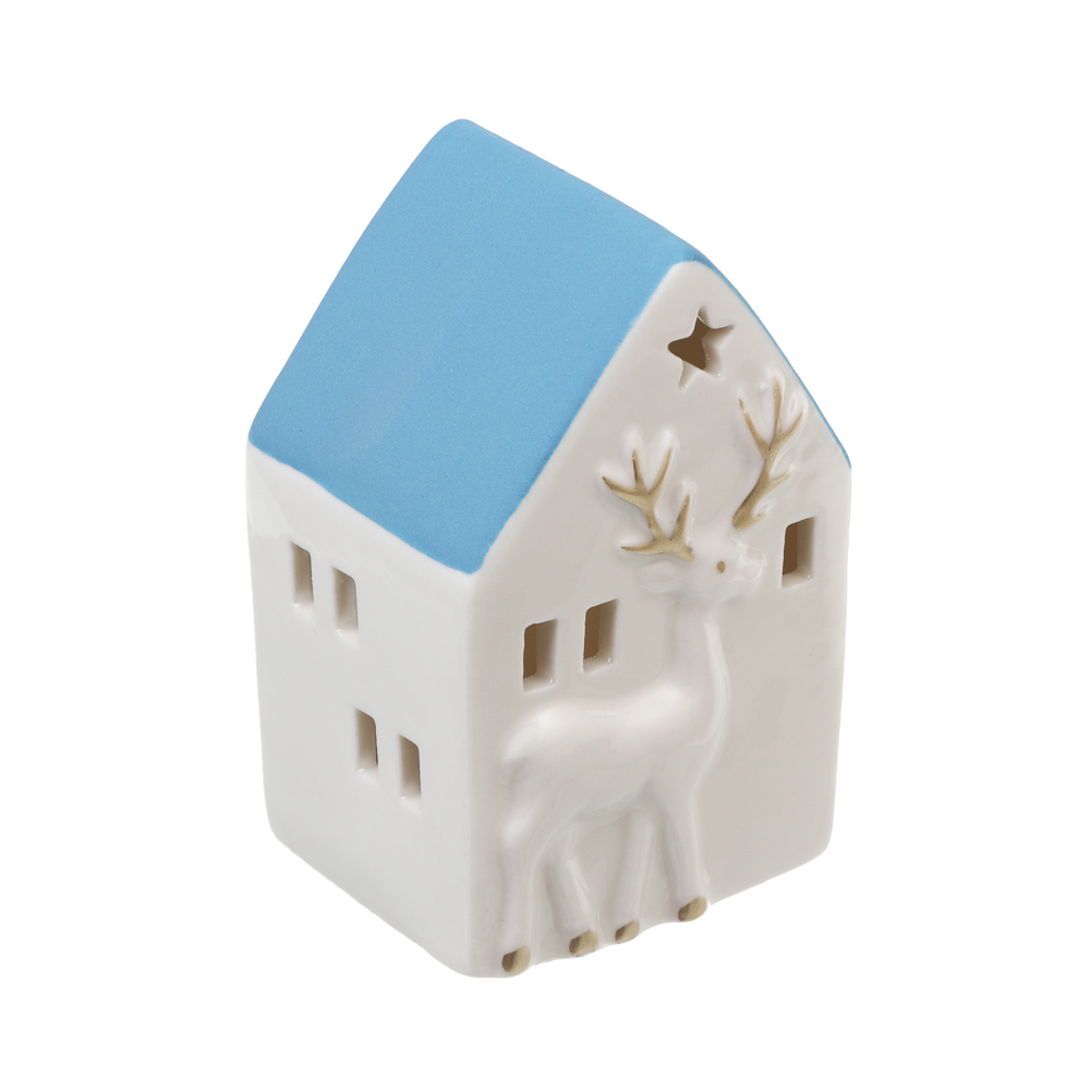 Фигурка тм СНОУ БУМ Дом керамика 6x5x9,3см, арт.№ 398-896
