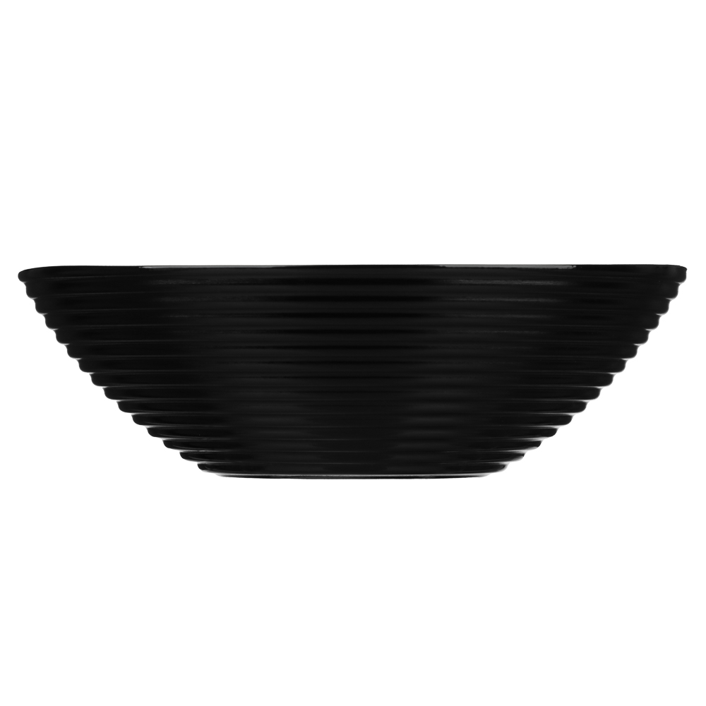 MILLIMI Бароло Салатник 24см черный опаловое стекло, арт.№ 818-388