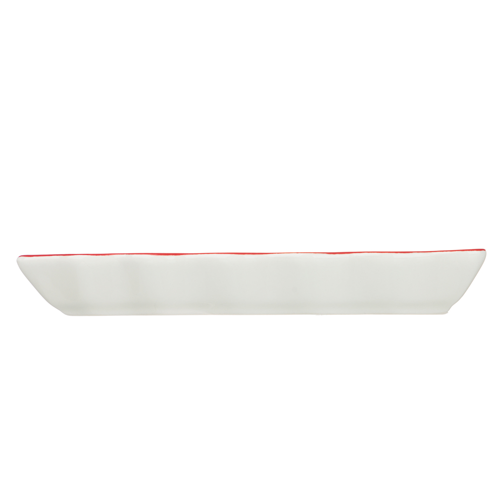 MILLIMI Снегири Блюдо в форме елки 21х16х3см, керамика, арт.№ 820-682