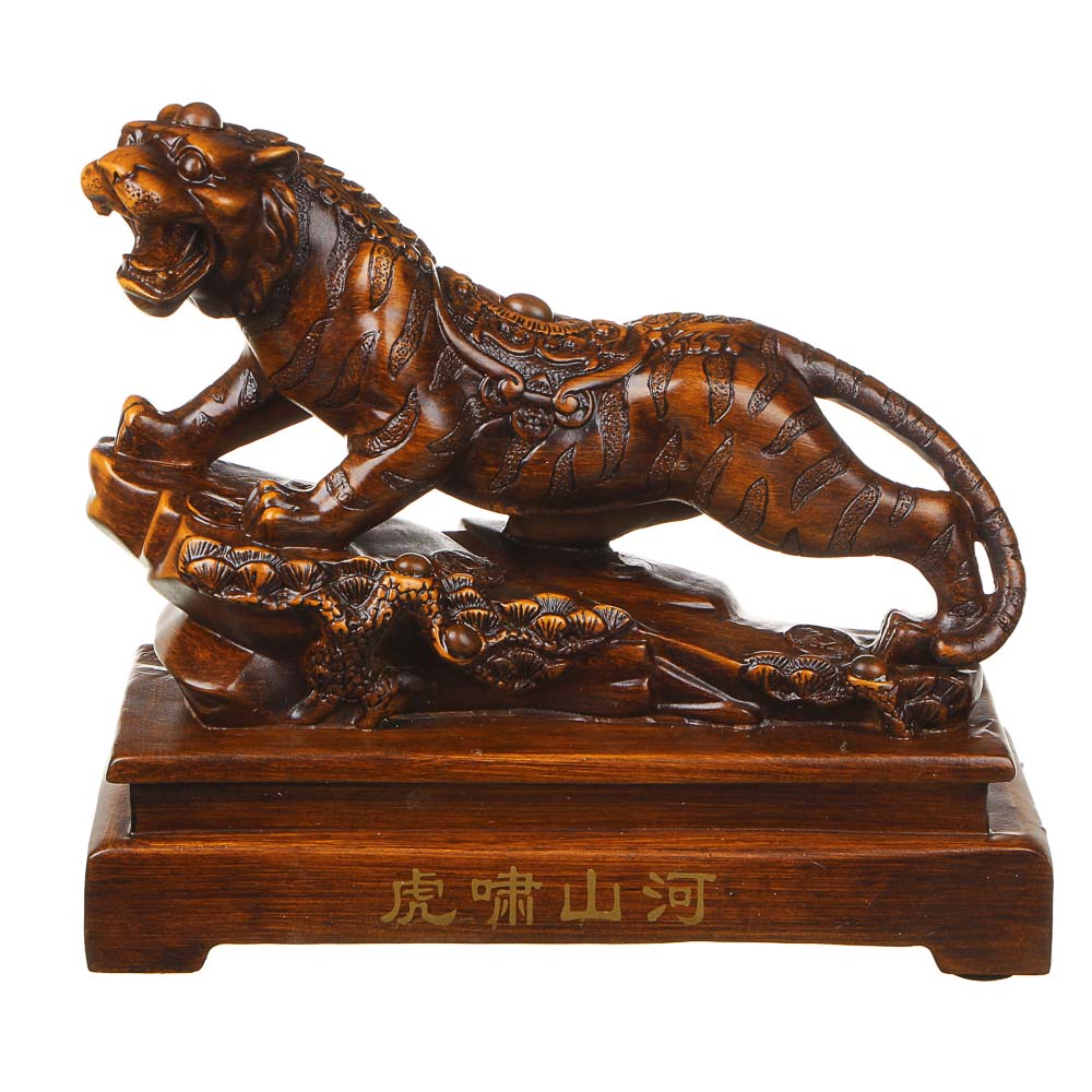 СНОУ БУМ Фигурка в форме тигра, 25x11x21см, полистоун, арт.№ 398-244
