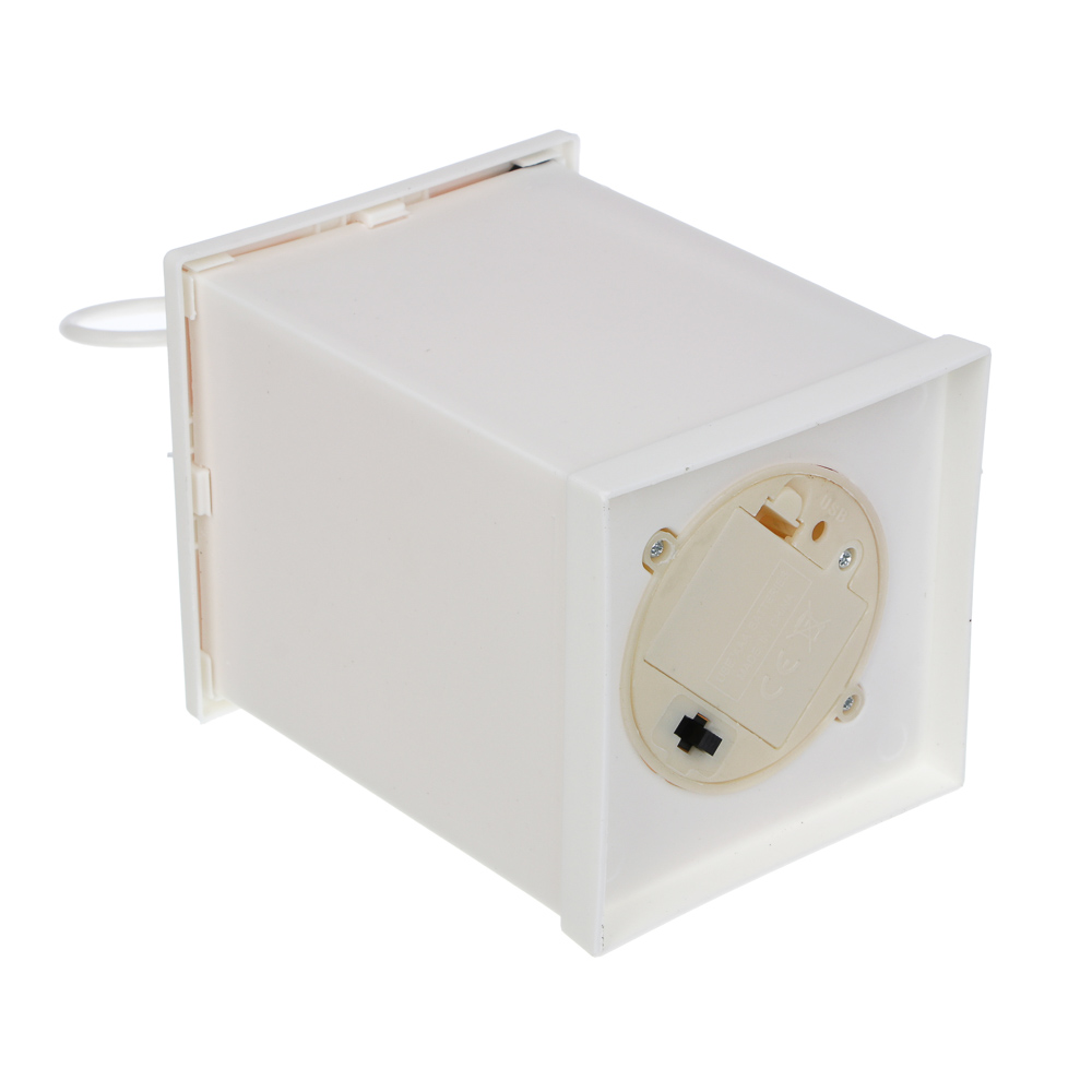 Светильник - камин декоративный LED тм СНОУ БУМ, 10,5x10,5x20см, PP, акрил, 3xААА, 1 режим, арт.№ 715-503