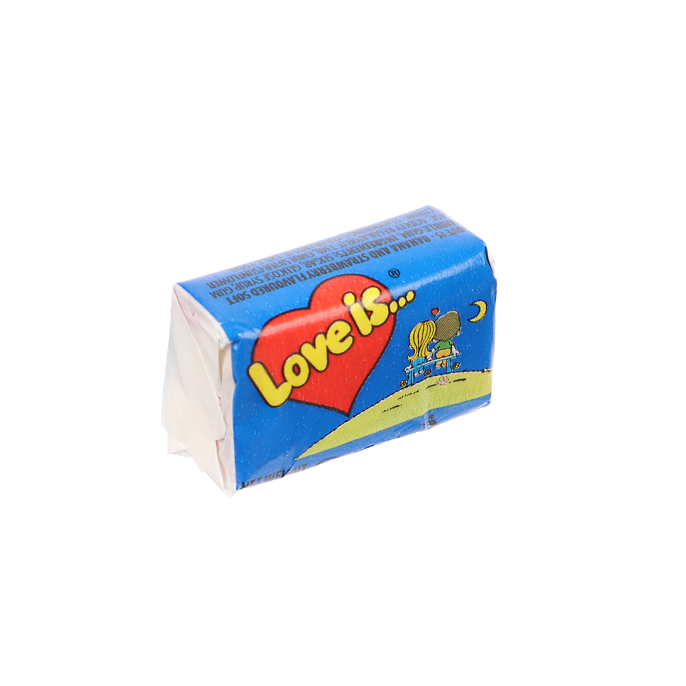 Жевательная резинка Love is, банан и клубника, 4,2гр, арт.№ 347-353