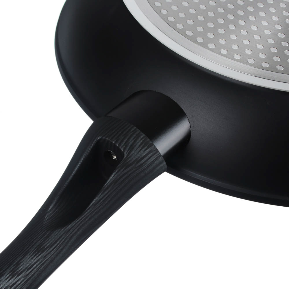 SATOSHI Карбон Сковорода литая d28см, антипригарное покрытие Мрамор, индукция, арт.№ 846-454