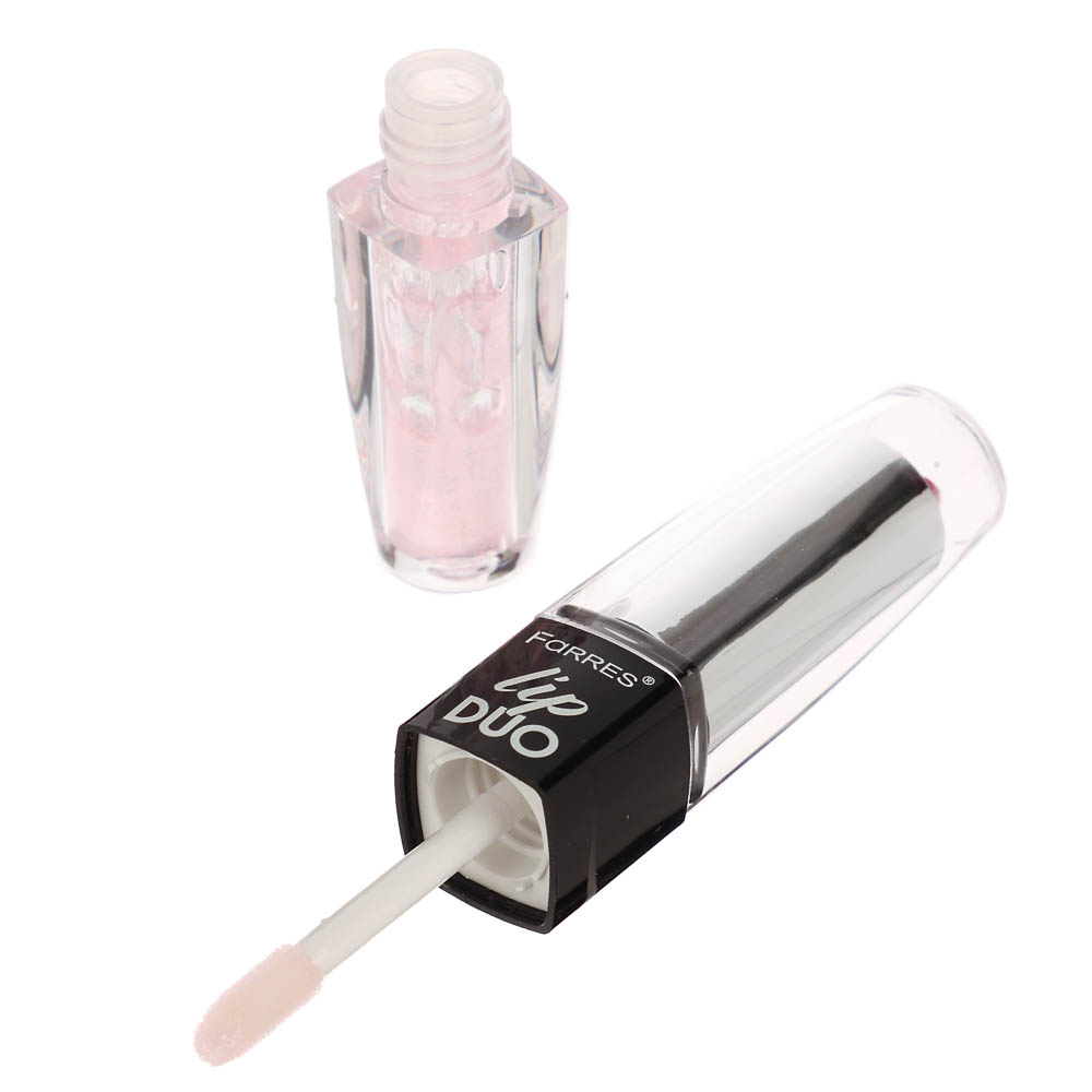 Блеск увлажняющий + помада для губ 2 в 1, тм Farres  4 г, арт.№ 330-616