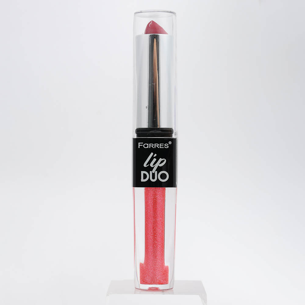 Блеск увлажняющий + помада для губ 2 в 1, тм Farres  4 г, арт.№ 330-616