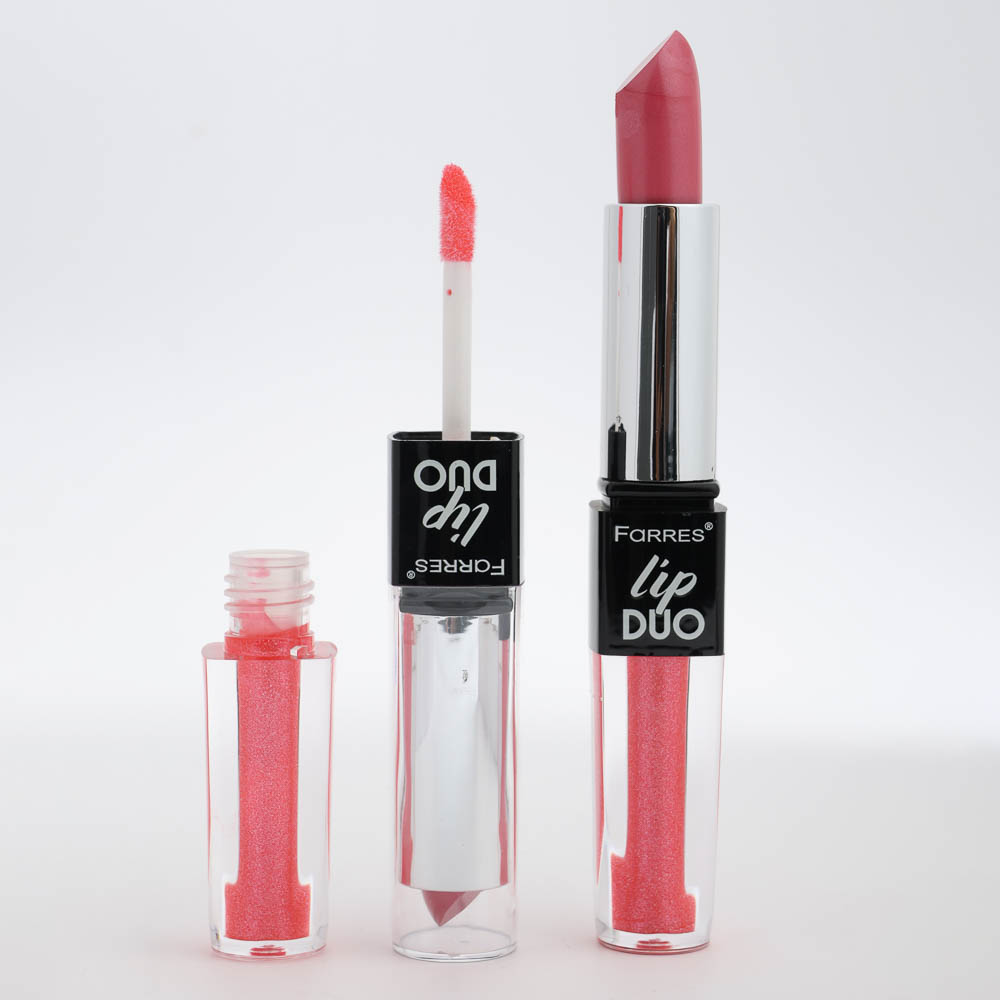 Блеск увлажняющий + помада для губ 2 в 1, тм Farres  4 г, арт.№ 330-616