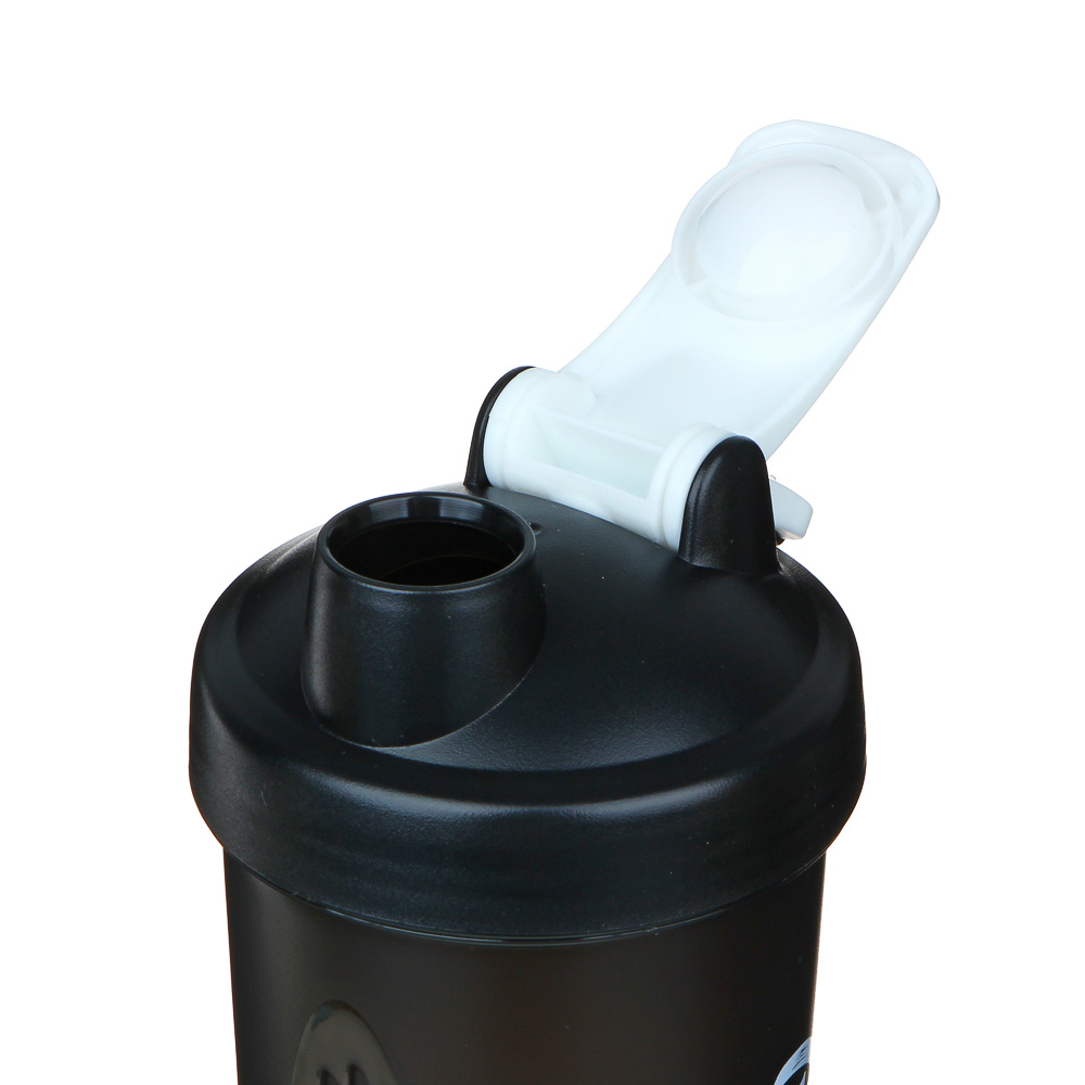 SILAPRO Шейкер спортивный, 600 мл, 22х10см, РР, нерж.сталь, ч/б микс, арт.№ 088-029