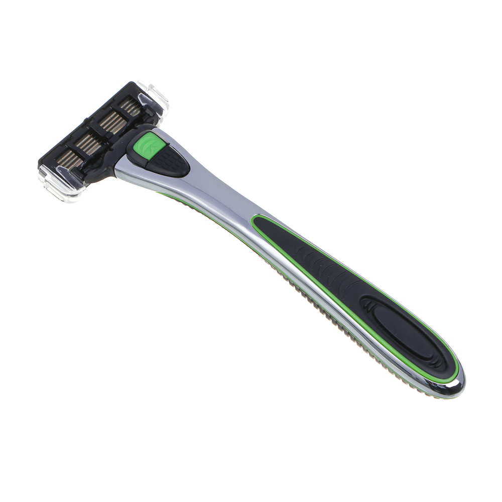 PROWAY Станок для бритья мужской(5 лезвий) + 2 сменных кассеты, пластик, арт.№ 948-014