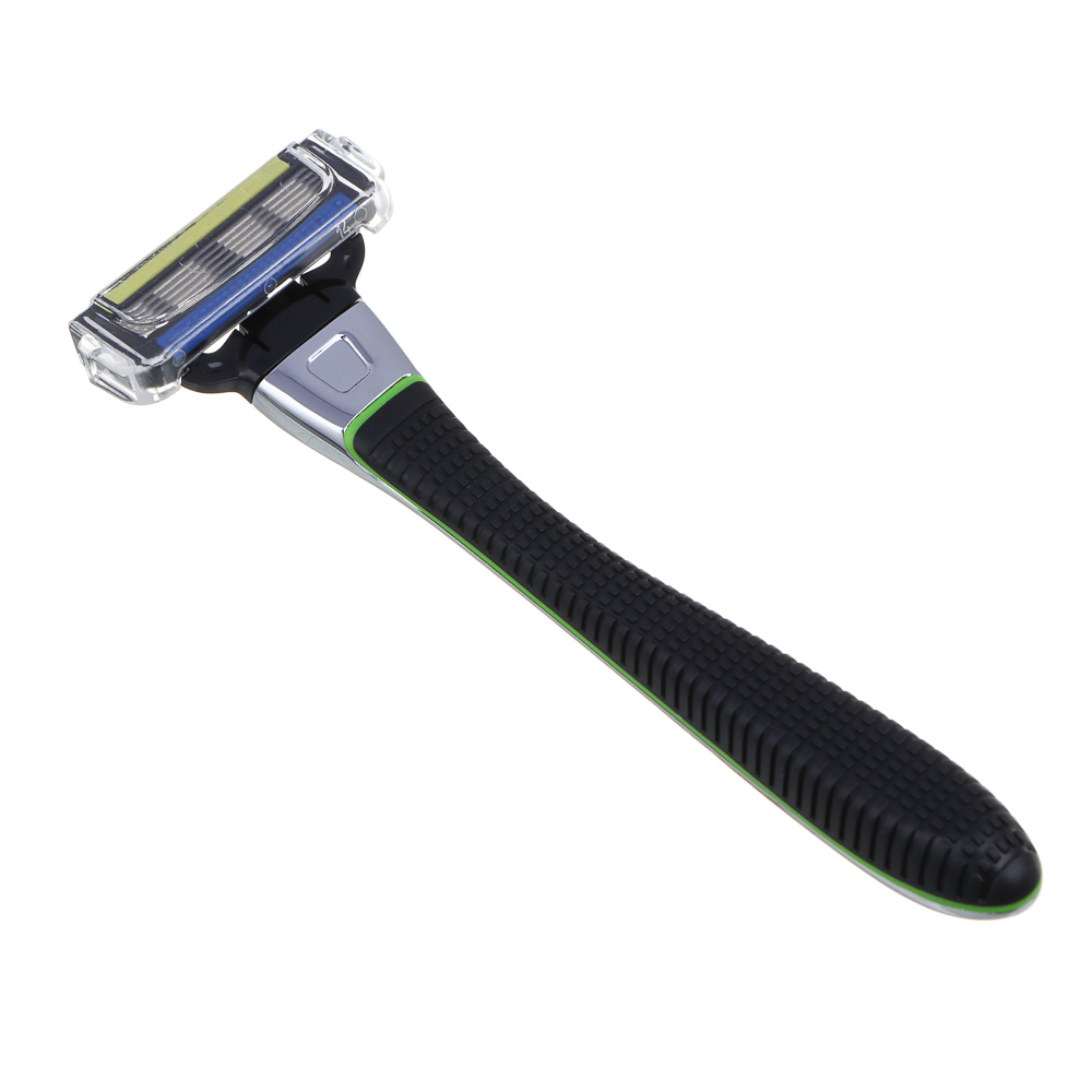 PROWAY Станок для бритья мужской(5 лезвий) + 2 сменных кассеты, пластик, арт.№ 948-014