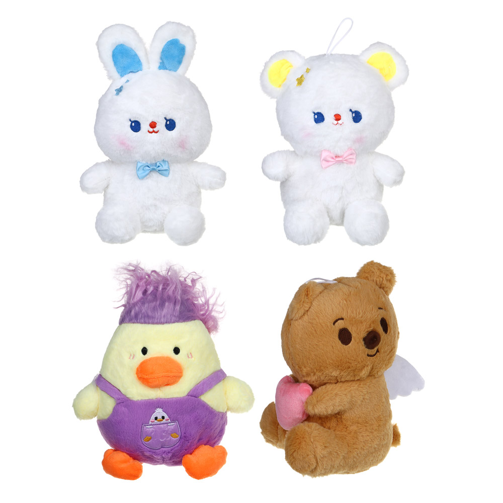 ИГРОЛЕНД Игрушка мягкая "Любимый питомец", 20 см, полиэстер, 4 вида, арт.№ 264-430