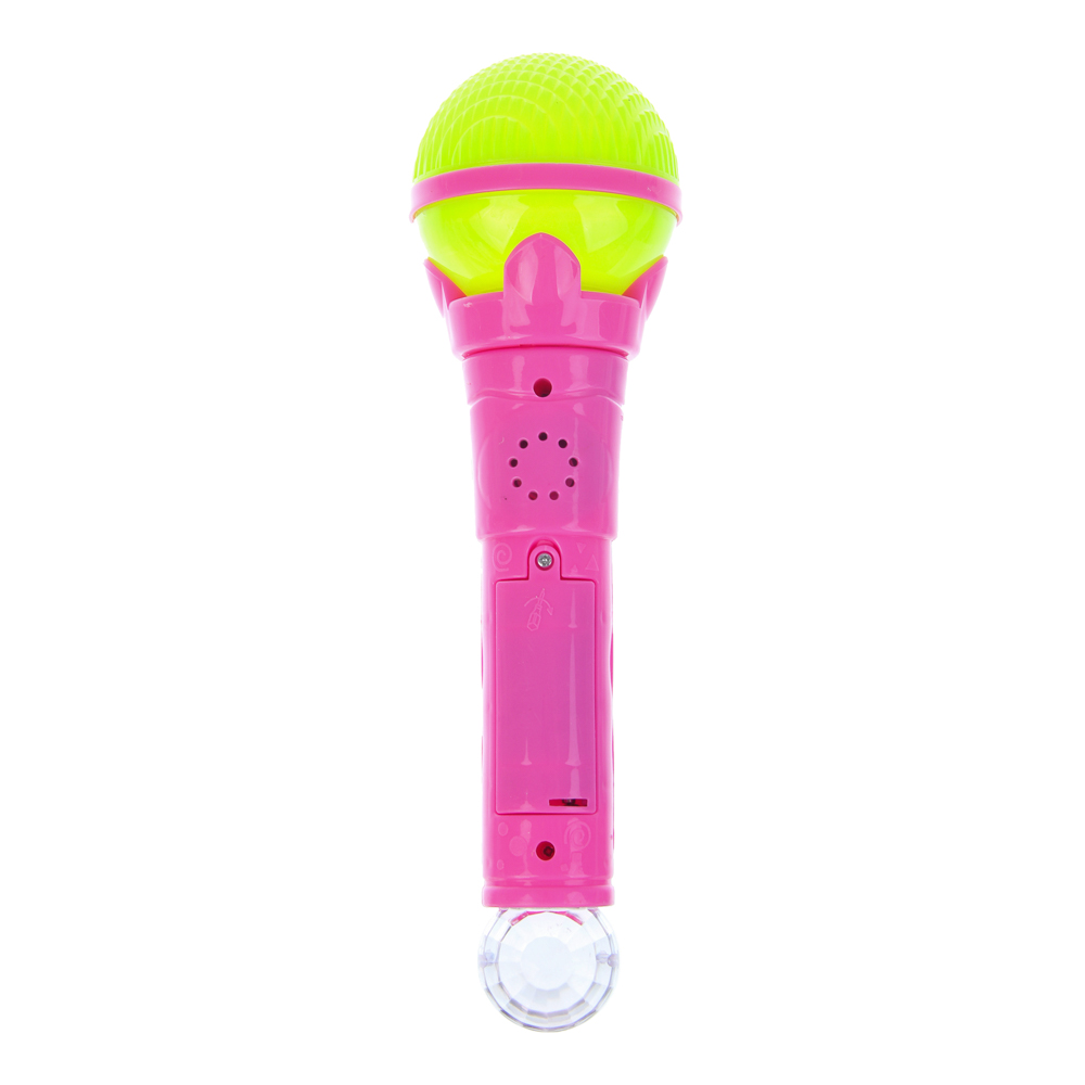 ИГРОЛЕНД Микрофон "Звездный", свет, звук, ABS, 2XAAA, 15Х8Х24см, арт.№ 272-634