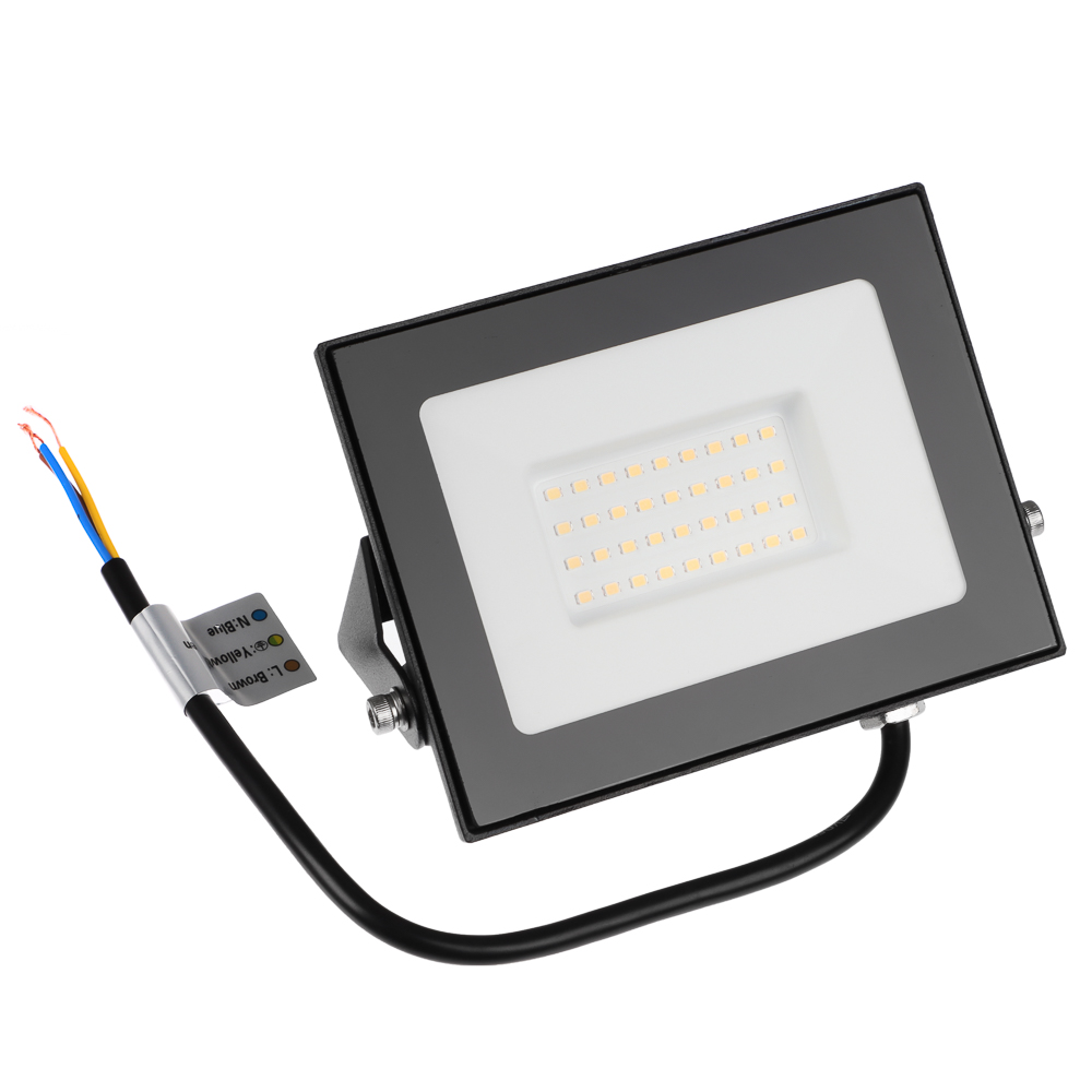 Прожектор светодиодный BY 50Вт, 200-250В, IP65, 3000lm, 4000K, 120°, арт.№ 695-201