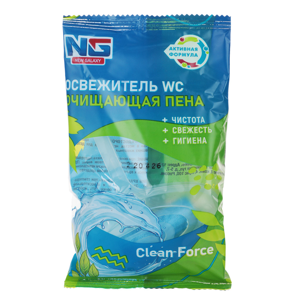 Освежитель для унитаза подвесной тм NEW GALAXY 30гр., Clean Force, арт.№ 778-343