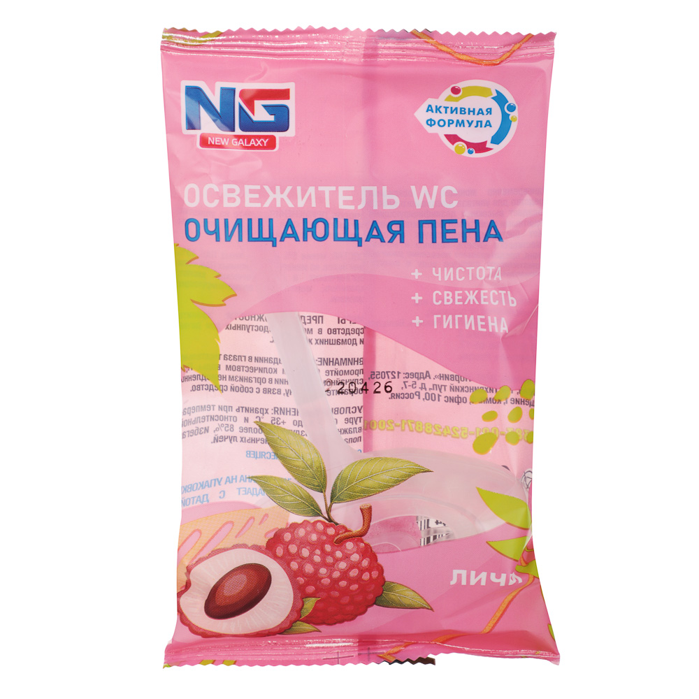 Освежитель для унитаза подвесной тм NEW GALAXY 30гр., Личи, арт.№ 778-344